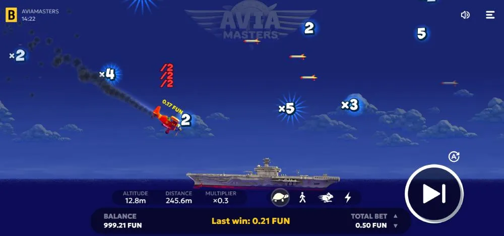 Kostenlose Demo-Version von Aviamasters von BGaming