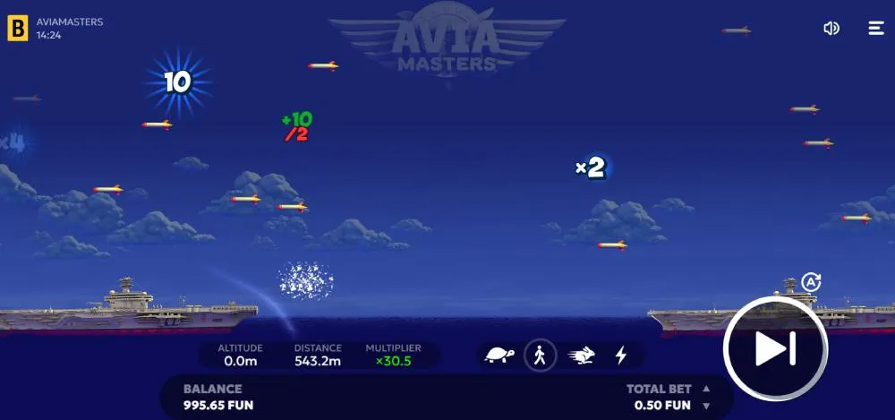 Aviamasters von BGaming: Fesselndes Spiel um echtes Geld