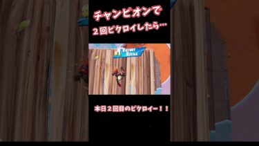 【ゆっくり実況】チャンピオンで２回ビクロイをとったら… #フォートナイト #fortnite　#c5s3 #shorts