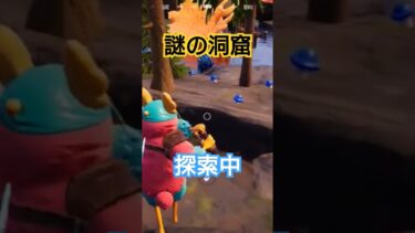 洞窟探索中❗ #フォートナイト #fortnite #ゲーム実況 #洞窟 #shorts