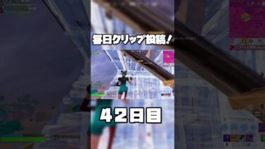毎日クリップ投稿42日目！#フォートナイト #shorts