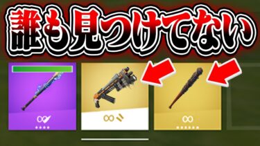 誰も見つけてないミシック武器があった…(隠し要素)【フォートナイト / Fortnite】
