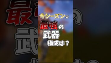 今シーズン最強の武器構成は？#フォートナイト #shorts
