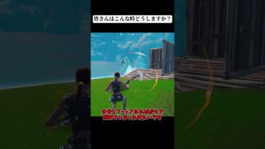 こんな時どうする？【フォートナイト/fortnite】 #fortnite #フォートナイト #epicpartner #ゆっくり実況 #フォトナ #shorts