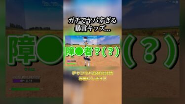 ガチでヤバすぎる暴言キッズ #フォートナイト#暴言キッズ #ヤバい  #fortnite