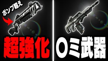【ガチぶっ壊れ】アプデで『〇ミ武器が超強化』されて神武器になりました!【フォートナイト/Fortnite】