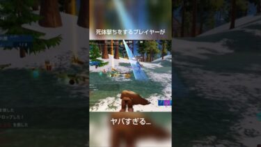 死体撃ちをするプレイヤーがヤバすぎる…#フォートナイト#shorts#死体撃ち