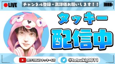 タッキーCH復活の２４時間配信【中編】（Fortnite／フォートナイト）
