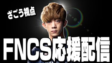 【FNCS応援解説配信】みんなでざごうくん応援しようぜ!!!【フォートナイト/Fortnite】
