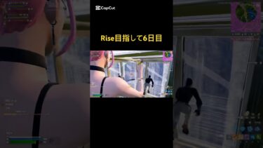 Rise目指して6日目👀！ #ゲーム #ゲーム実況 #実況 #フォートナイト #game #fortnite #フォトナ #rise