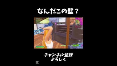 この壁なんかやばいｗｗ【フォートナイト/Fortnite】#shorts #フォートナイト #fortnite