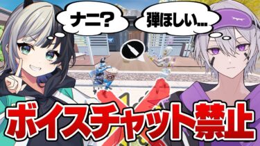 初心者のはつめさんとVC禁止縛りしたら面白すぎたw w w【フォートナイト】