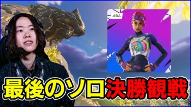 【ソロ決勝観戦】今シーズン最後の観戦【フォートナイト】