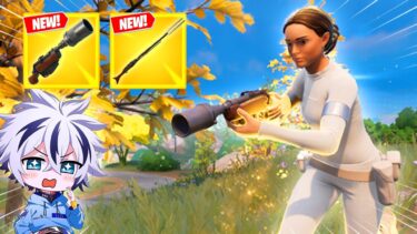 アプデで追加された新武器がぶっ壊れすぎたｗｗ【フォートナイト/FORTNITE】