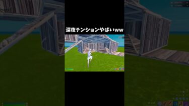 深夜テンションやばいww #フォートナイト #fortnite #shorts #深夜テンション