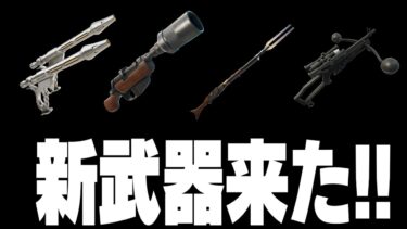 緊急撮影新武器来たぞーーーーーーー!!!!!!!!!【フォートナイト/Fortnite】