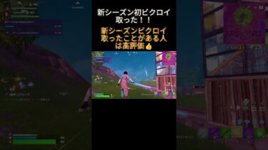 新シーズン初ビクロイ！＃フォートナイト＃面白い＃すごい＃やばい #面白い #フォートナイト #すごい #すごい #fortnite #キルショット＃スター・ウォーズ