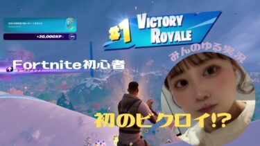 初心者がFortniteでビグロイしてみた！？【Fortnite】