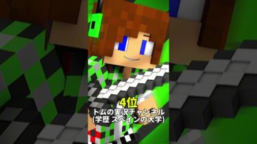 意外すぎるフォトナ実況者の学歴ランキング【フォートナイト / Fortnite】#shorts