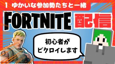 初フォートナイト実況！初心者がビクロイするらしい -【ヲト】Fortnite