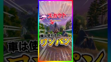 ワンパン‼️車使わずスカウト・スパイアを一撃で倒す方法がヤバ過ぎた‼️【フォートナイト/fortnite】【ストームビーストのポンポン】