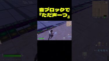 何が起こるのかな？　#shorts #フォートナイト #fortnite #クリエイティブ＃音ブロック#ゲーム実況