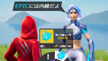 EPICが１時間で消した「サーフキューブ」がヤバすぎる！【フォートナイト】