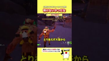 情けないやつだな【フォートナイト】