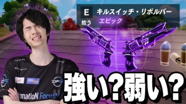新武器『キルスイッチ・リボルバー』の気になる評価は？【フォートナイト/Fortnite】
