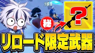 アプデでリロード”限定武器”と大量のアイテムが追加！！【フォートナイト/FORTNITE】