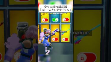 全ての銃の新武器『ストームキングライフル』がゲットできるって本当なのか！？ #フォートナイト #fortnite #小ネタ #小技