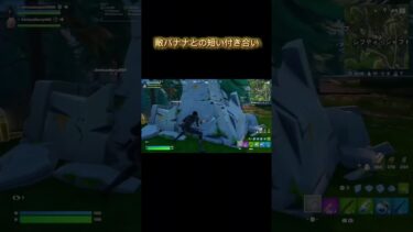 バナナとの別れ #面白集 #フォートナイト #実況