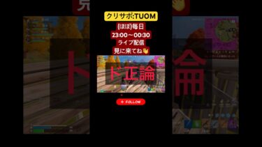 フォトナ配信(ワンパン！？)切り抜き#フォートナイト #フォトナ #fortnite #ゲーム実況 #リロード #スクワッド #間違い #敵 #fortniteclips #エイム #フォトナ女子