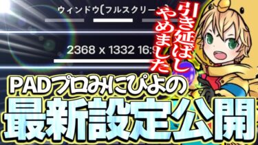 みにぴよの最新設定を公開します！【FORTNITE/フォートナイト】