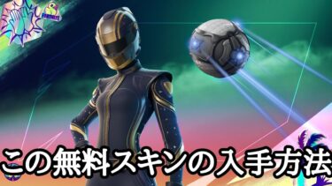 無料スキンの入手方法がやばい【フォートナイト/FORTNITE】
