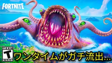 「フォートナイト」ワンタイムがガチ流出…